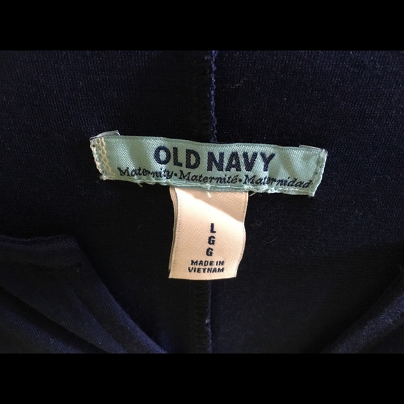 Old Navy Maternity Large Navy Blue Shift Dress - Picture 3 of 3